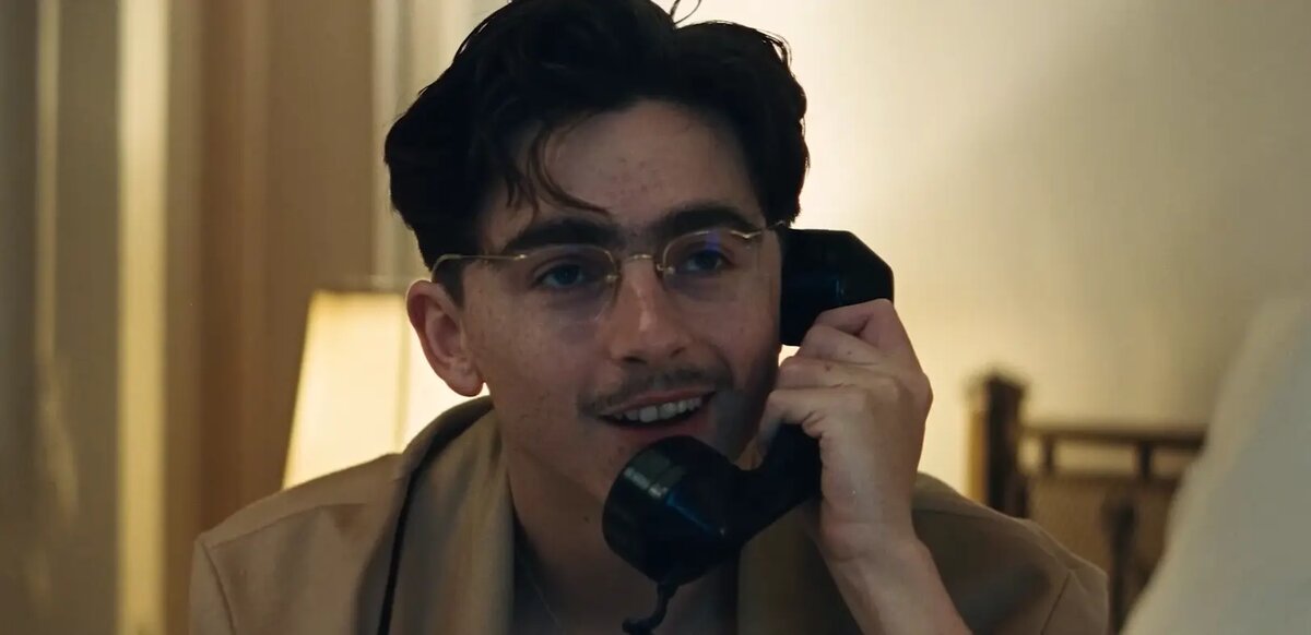    Шаламе в фильме «Марти Великолепный». Фото: стоп-кадр трейлера