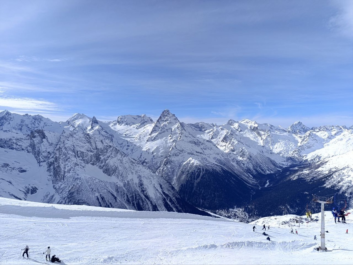 Общий вид на горный хребет с Мусса-Ачитара