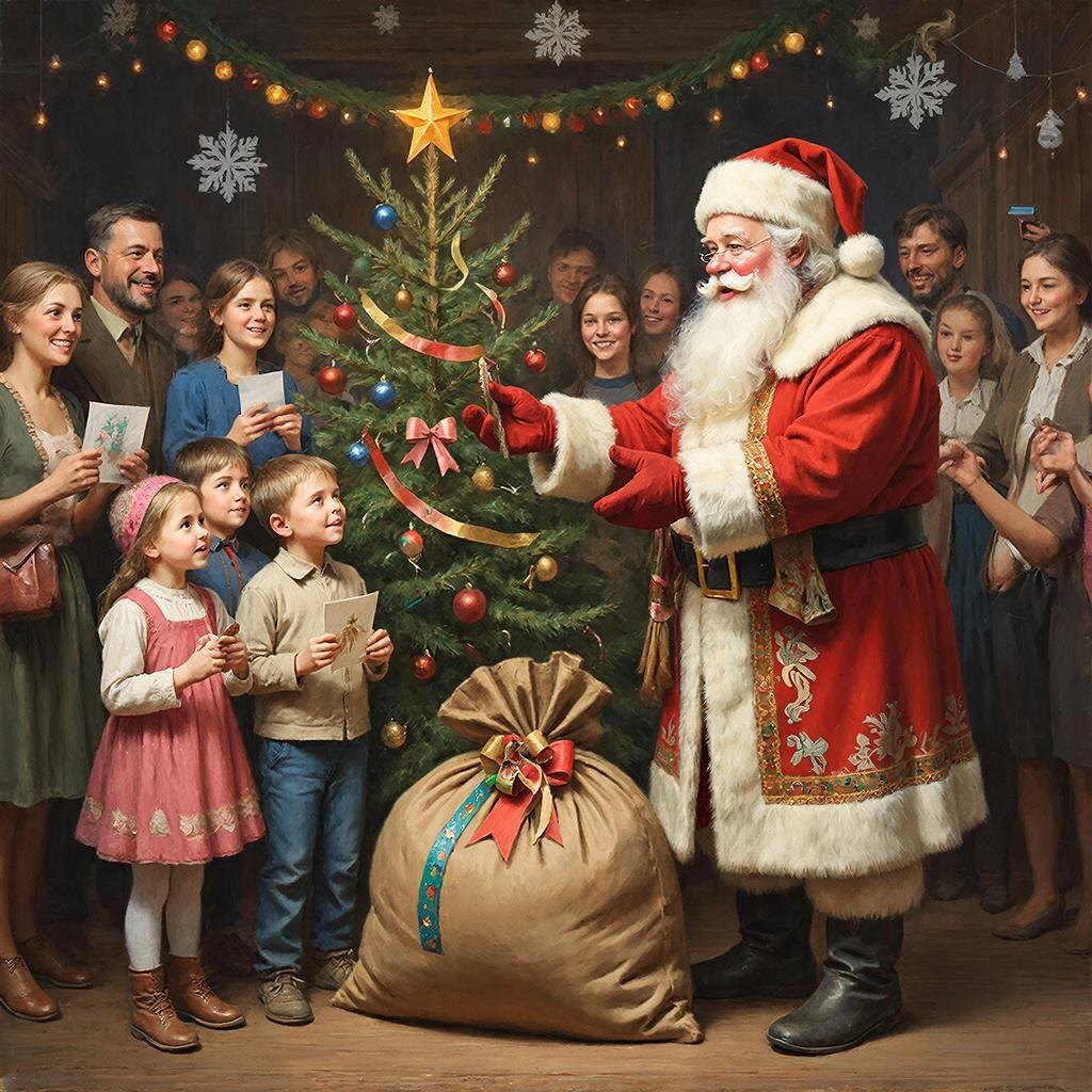 Дед Мороз судит всех по их делам и поступкам