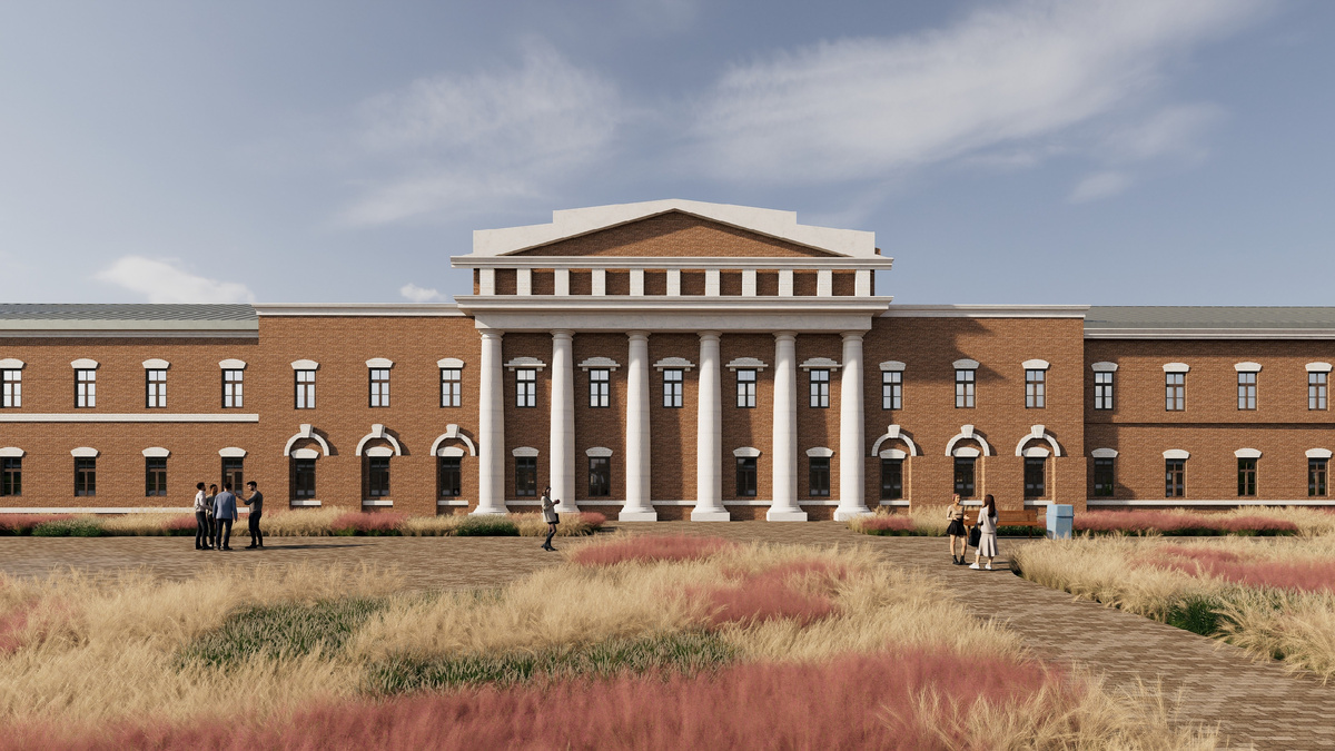 Наша визуализация "нового" облика фабрики