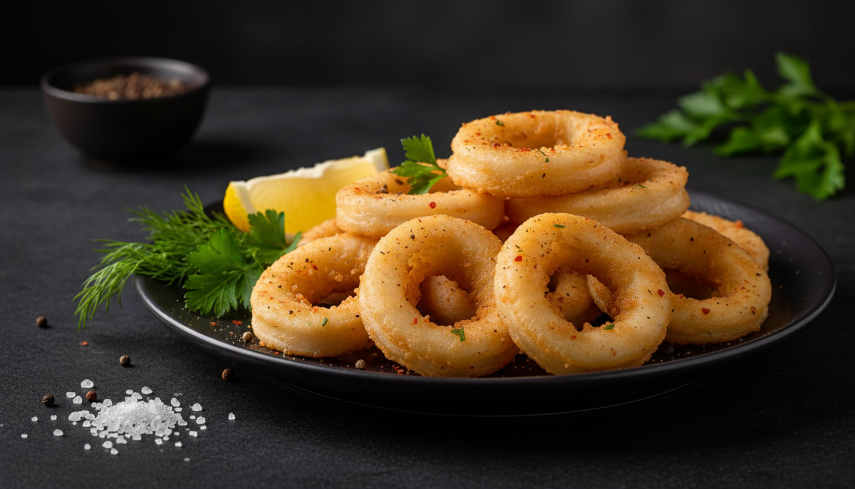 Кальмар в аэрогриле