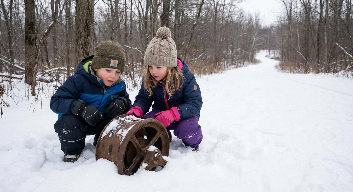 Группа детей обнаружила предмет, который выглядел подозрительно и оказался гранатой
