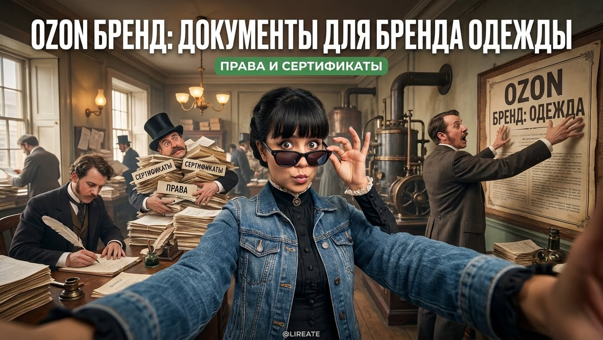    Важные документы и сертификаты для бренда одежды на Ozon Лирейт