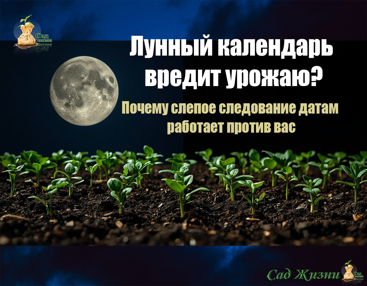Почему лунные календари мешают урожаю, а не помогают?