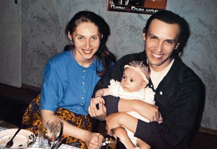 Николай Носков с женой и дочерью. Фото: Культурология