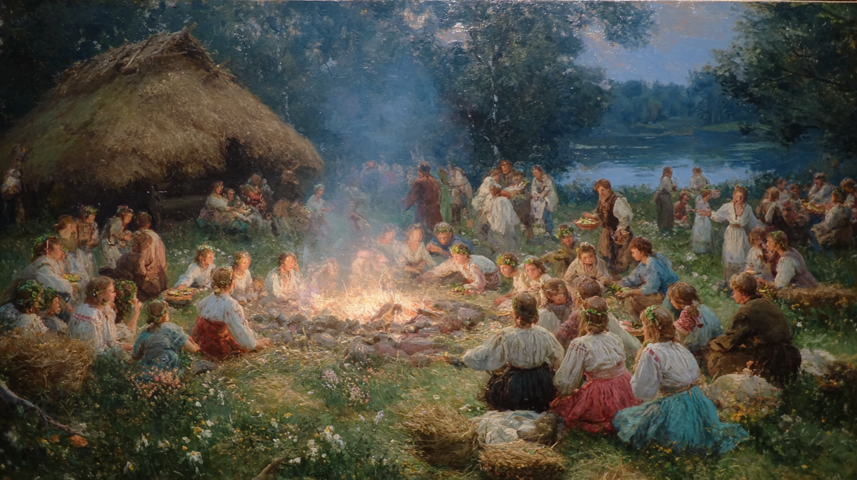 Здесь, в самом сердце года, все переплетается в народном хороводе — и песня, и праздник, и надежда, пущенная по воде. Что вы бы загадали в купальскую ночь?