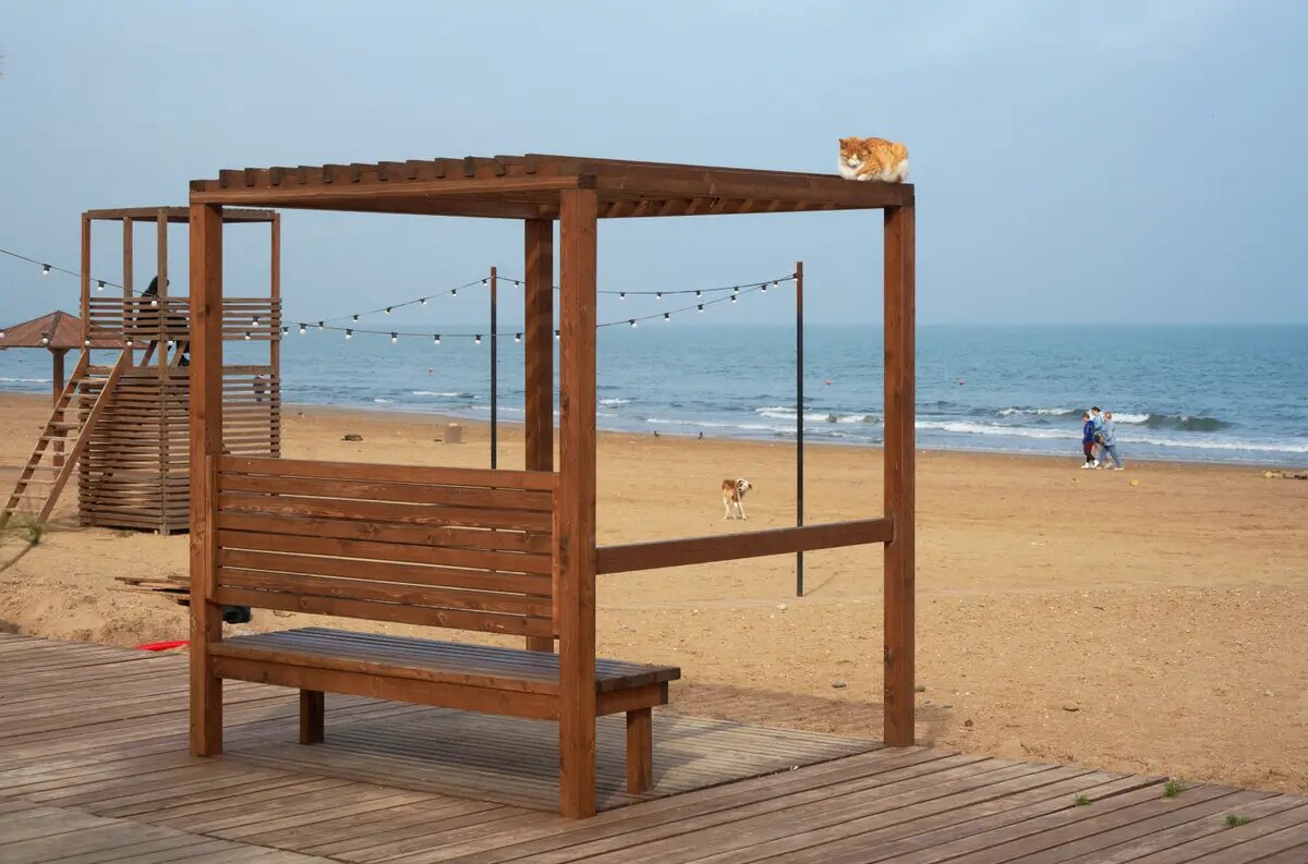     Городской пляж Дербента. © РИА Новости. Алексей Даничев