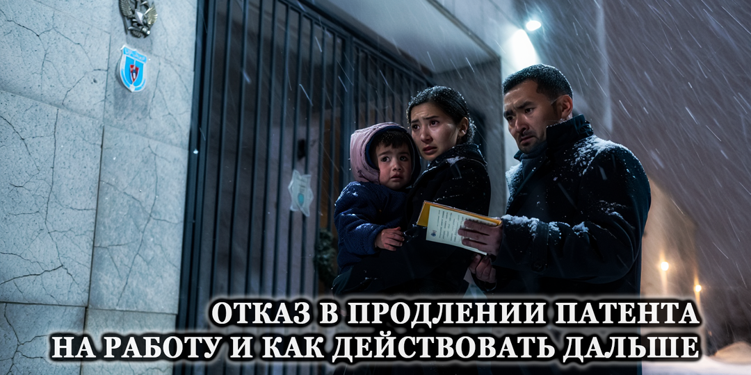 Отказ в продлении патента на работу. Как действовать дальше.