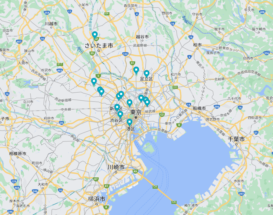 Места, где могла появиться Skytree