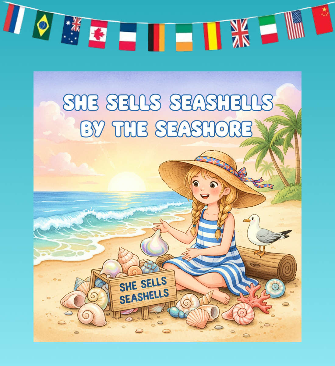 Произношение: [Ши сэлз си-шелз бай зэ си-шор]