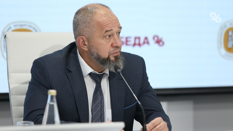    Министр дорожного хозяйства и транспорта СК Евгений Штепа Фото: Дмитрий Ахмадуллин/ ИА «Победа26»