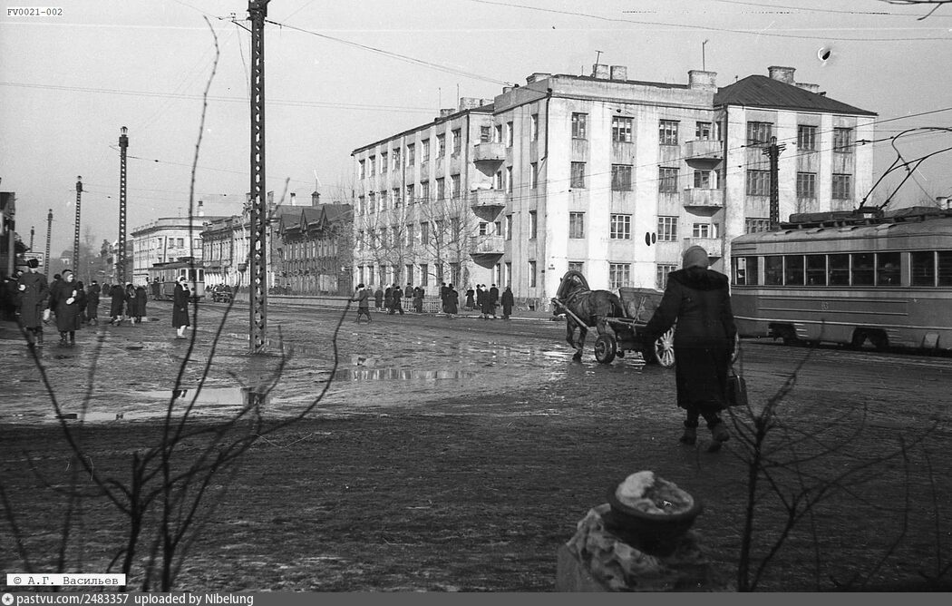 Угол Тимирязева и Байкальской - 1956-ой год