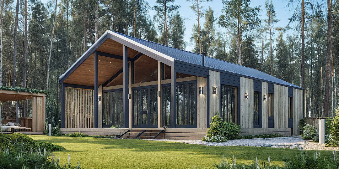 Большие каркасные дома 100–138 м²: просторное жилище для всей семьи