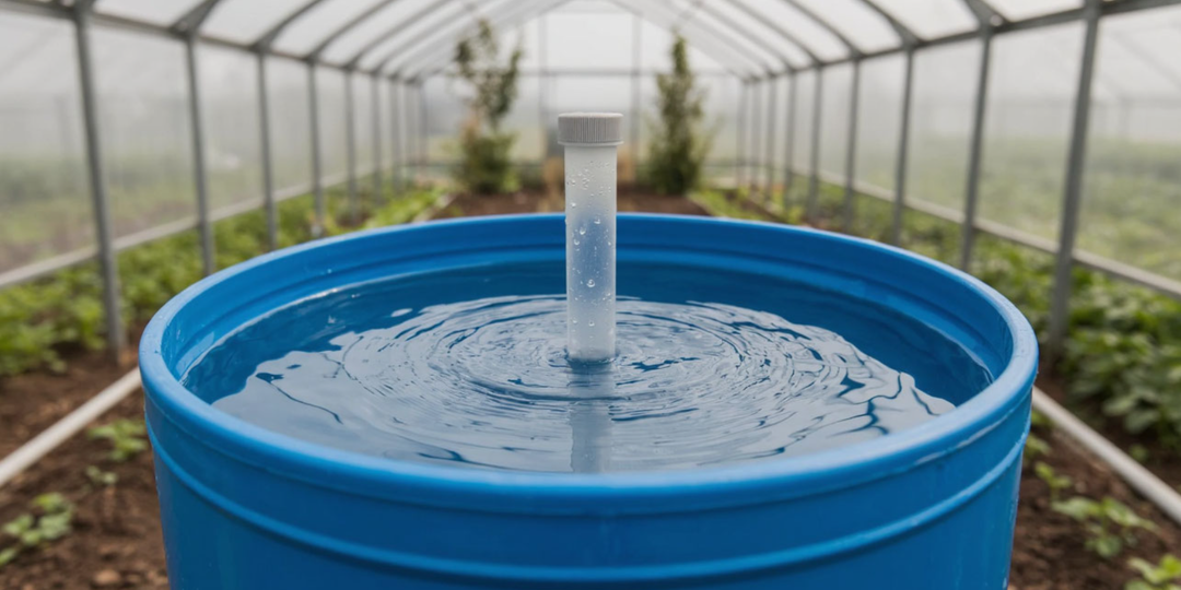 Природный термостат для теплицы: как бочка с водой спасает урожай