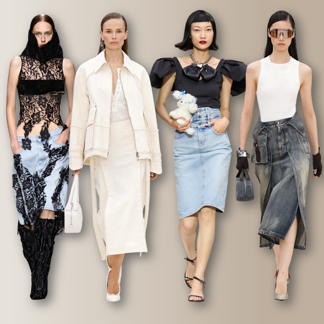 Джинсовые юбки - модный тренд весны-лета 2026