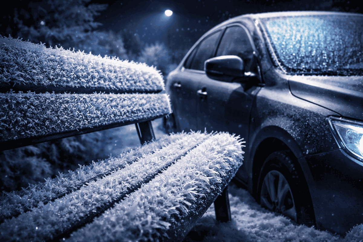    Иней появляется не везде: почему он выбирает одни поверхности, а другие игнорирует.