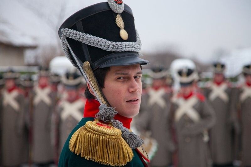 Леонид Бичевин в образе Сергея Муравьева. Фильм "Союз спасения".