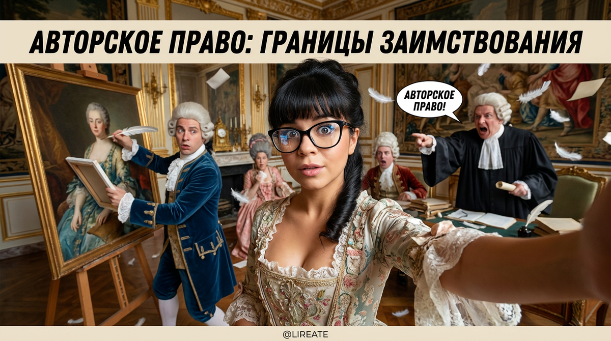    Исследование границ авторского права и допустимого заимствования Лирейт