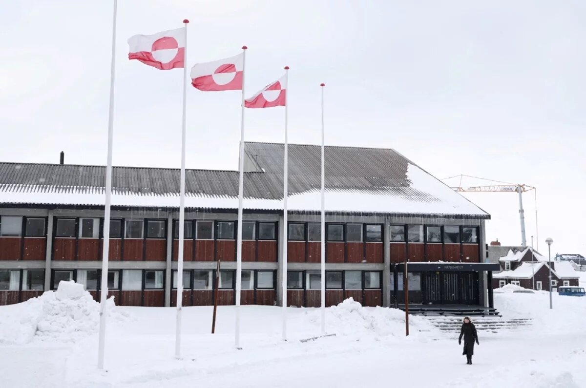    Здание парламента Гренландии Инатсисартут в Нууке.