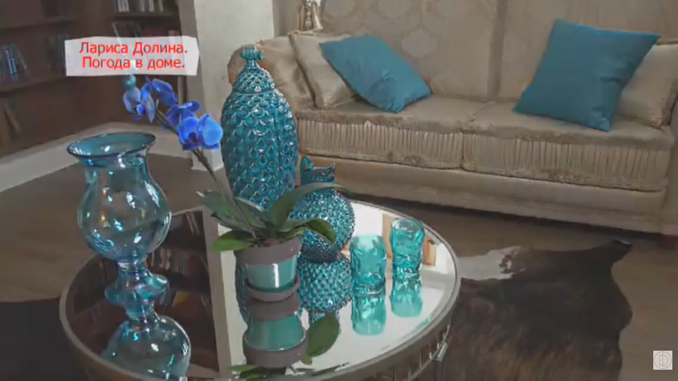    Загородный дом Ларисы Долиной. Источник: Кадры из телепрограммы "Идеальный ремонт"