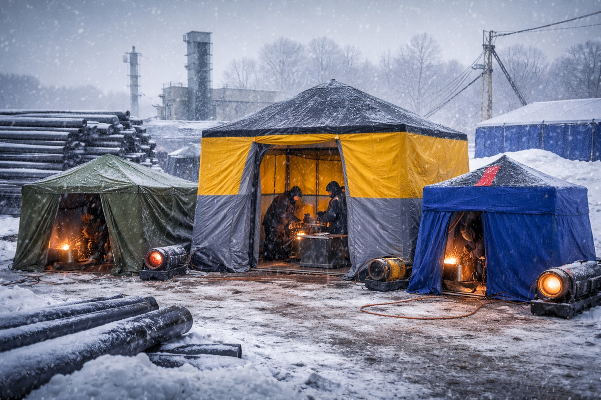 Палатки сварщика МногоТентов.ру