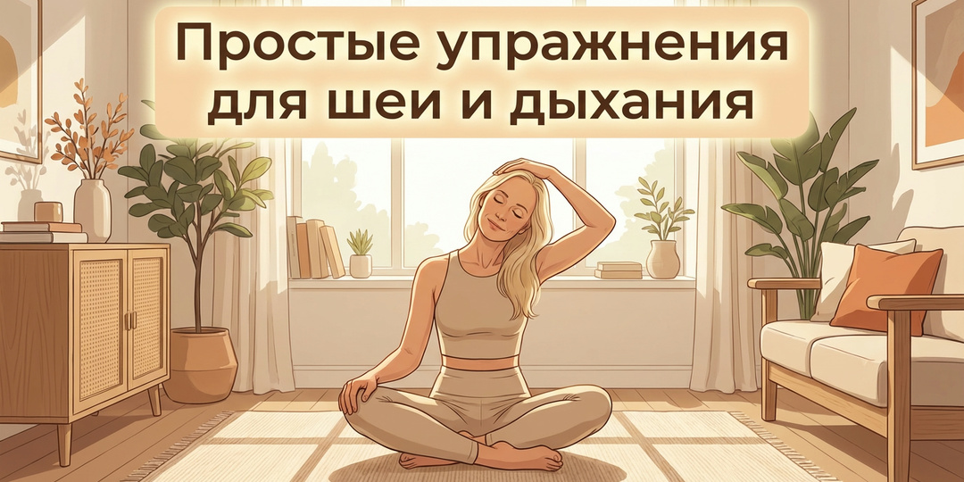 Как улучшить кровообращение в мозге за 10 минут в день: простые упражнения для шеи и дыхания