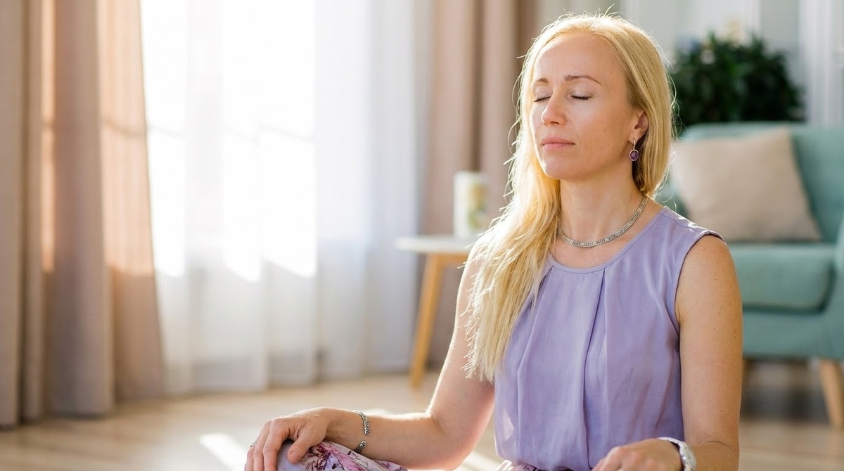 Спокойное дыхание для улучшения кровообращения мозга.