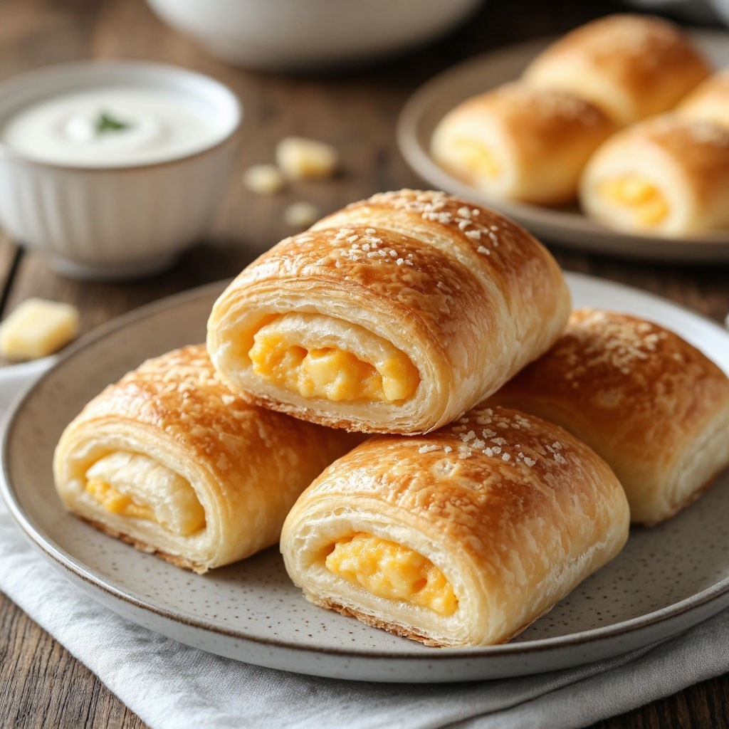 Творожные рогалики