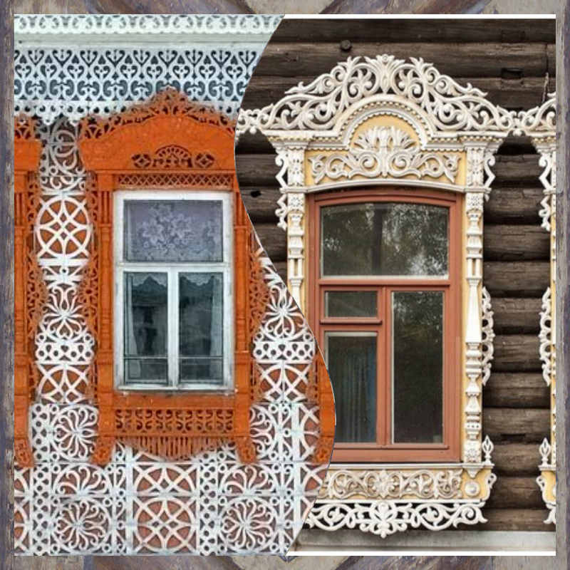 Наличники разных регионов России