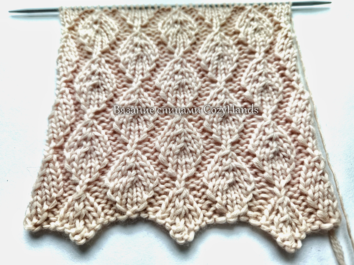 Узор для вязания женских, мужских и детских изделий