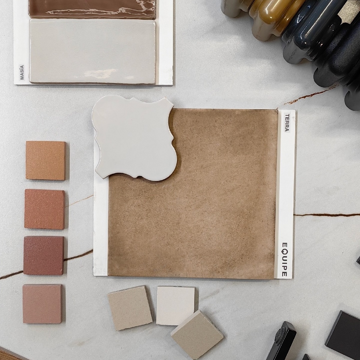 плитка в теплой цветовой гамме