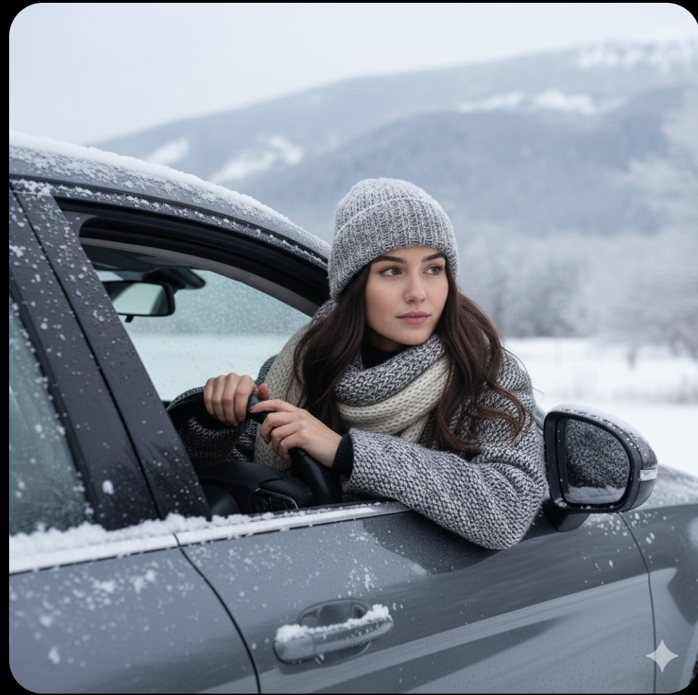 "Девушка за рулем" по мнению нейросети🤣