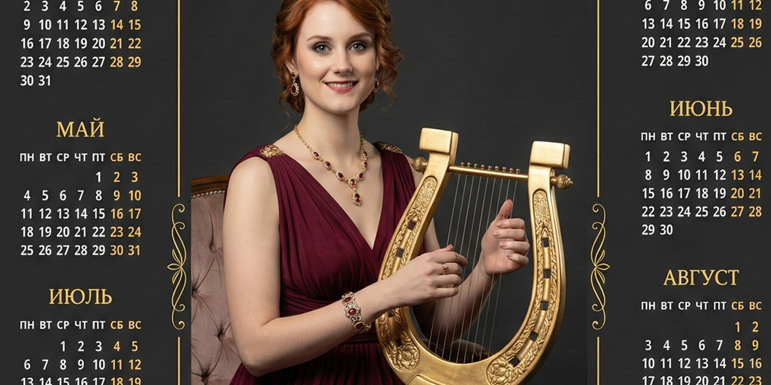 Приманиваем удачу на 2026 год и создаём календарь со своим фото