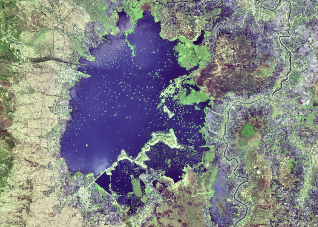 Спутниковый снимок NASA получен в марте 2018 года.
Фото: NASA Earth Observatory