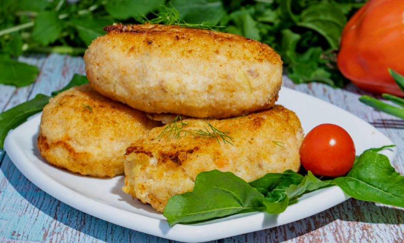 Сочные котлеты из минтая