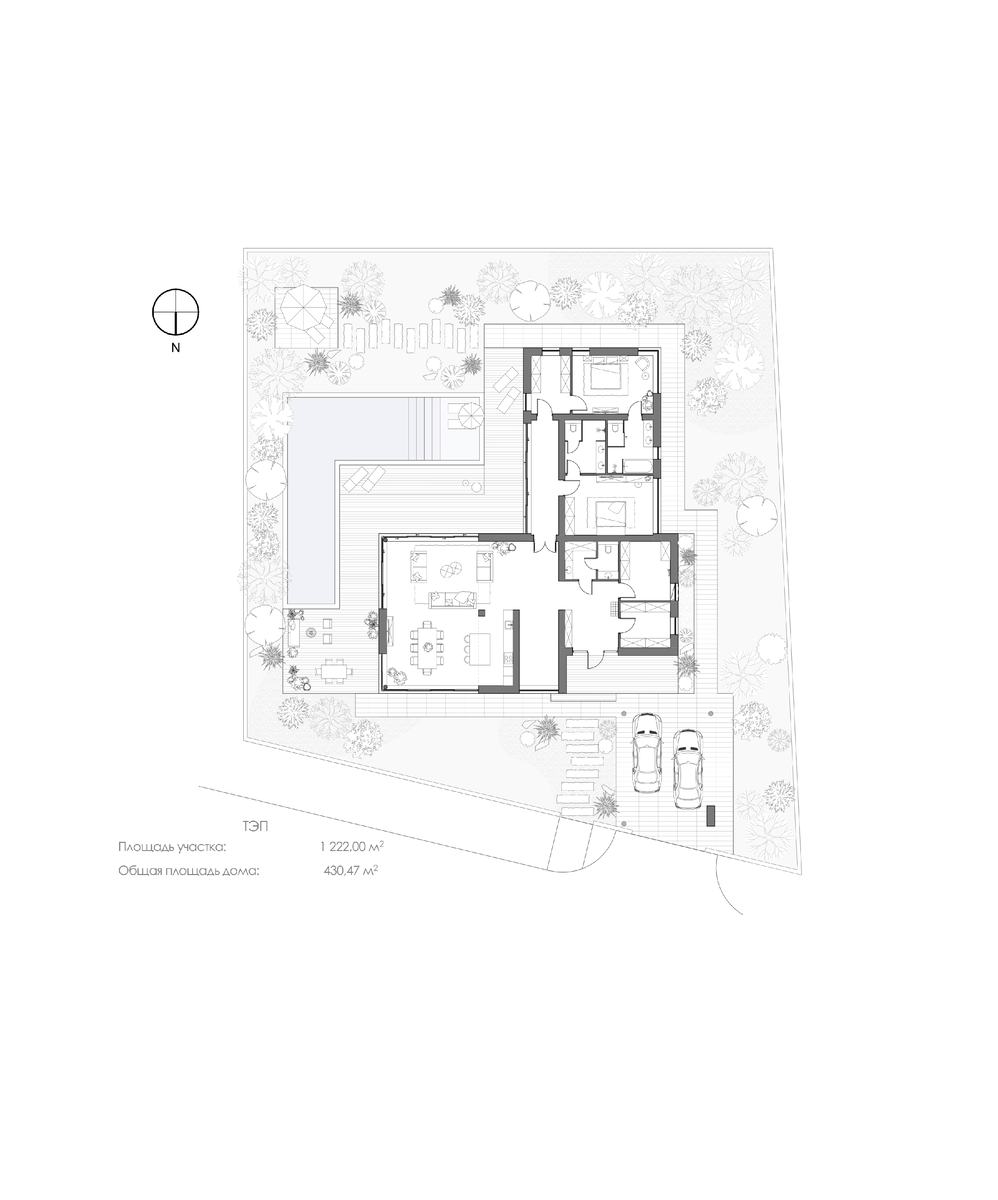 Дом с соломенной крышей. Планировочные решения. KNKO architectural bureau.