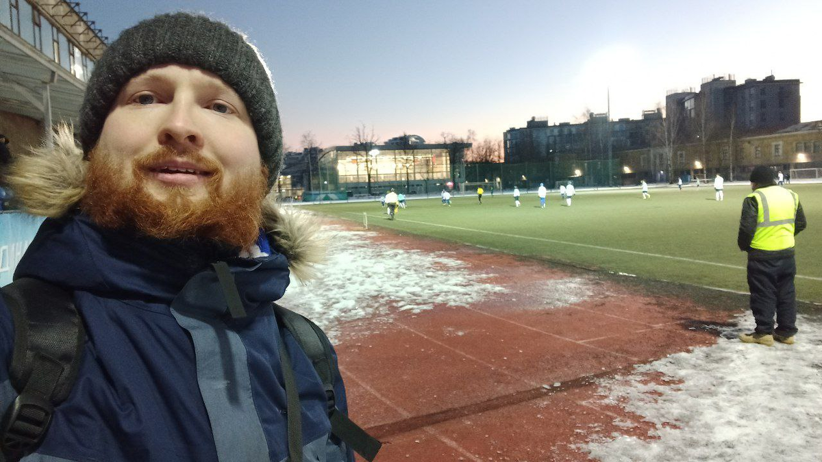 На стадионе Динамо 18 января