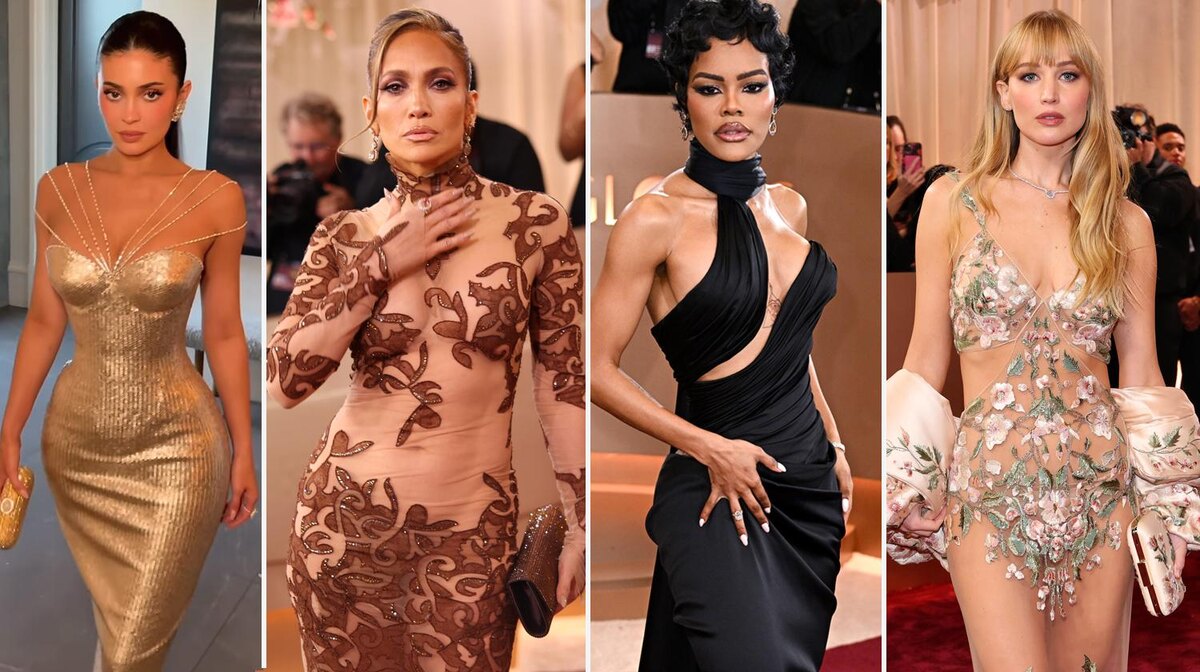 Кайли Дженнер, Дженнифер Лопес, Тияна Тейлор и Дженнифер Лоуренс, фото:Getty Images; Legion Media