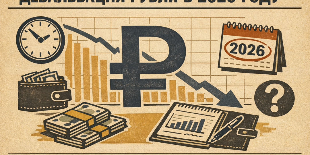 Девальвация рубля: почему эксперты ожидают ослабления рубля в 2026 году и что это значит для россиян