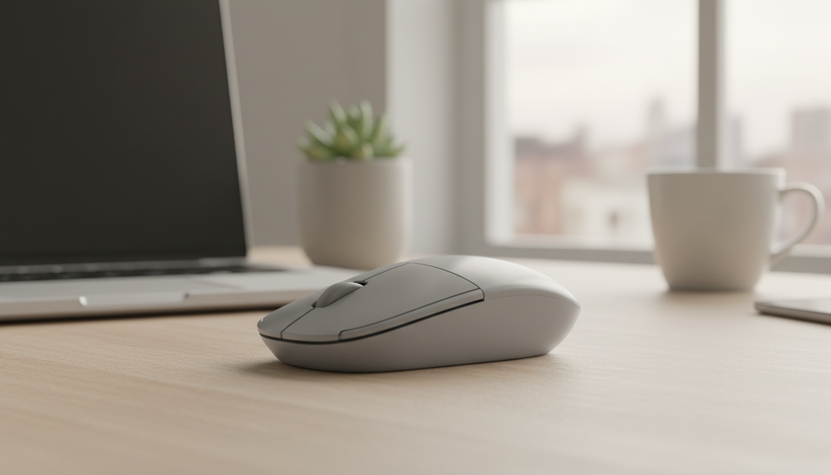 Logitech Pebble M350 серого цвета