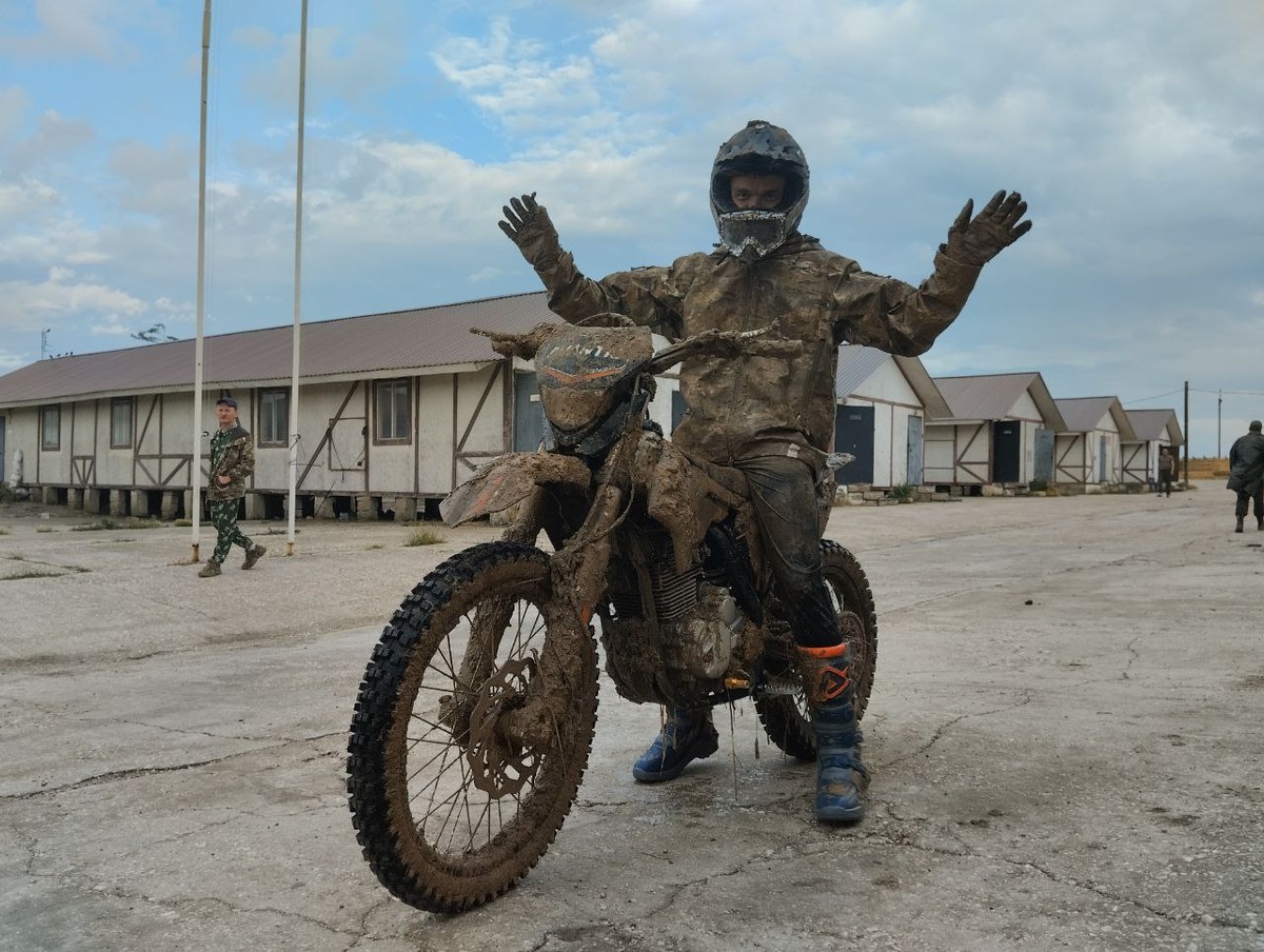 это я после активной езды по мокрой глине. 2024г.