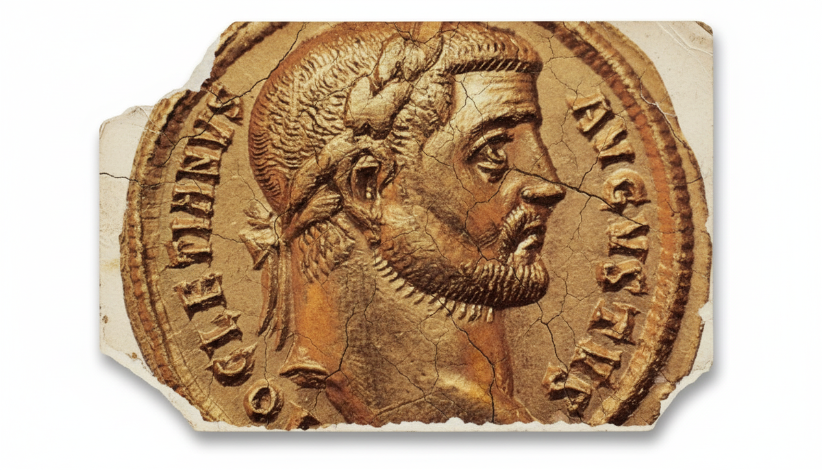 монета с изображением Диоклетиана