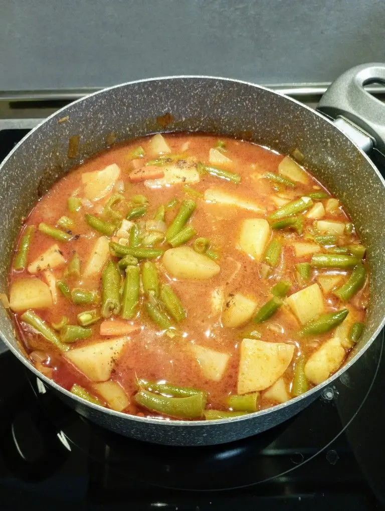 Суп со стручковой фасолью