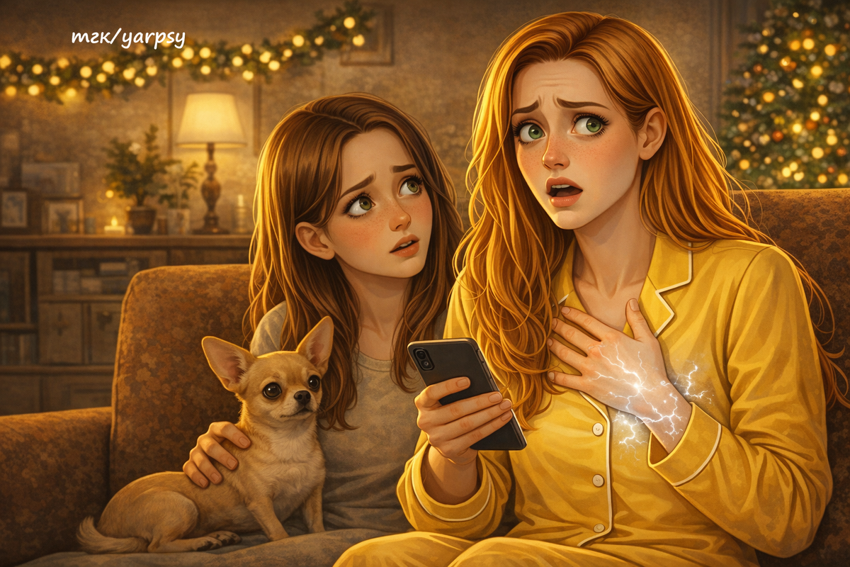 "Что со мной?...Снова оно..."