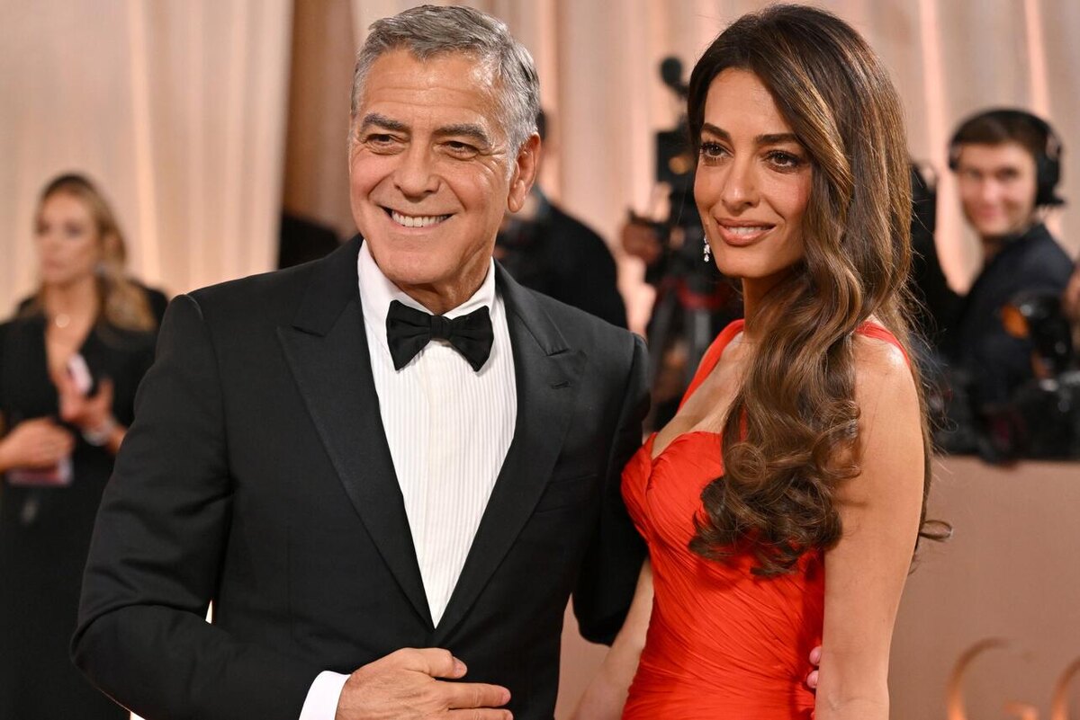    Джордж и Амаль Клуни появились на «Золотом глобусе» LEGION-MEDIA