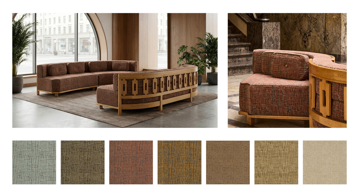 Nobilis, коллекция Myriades, ткань Velours Rocca.