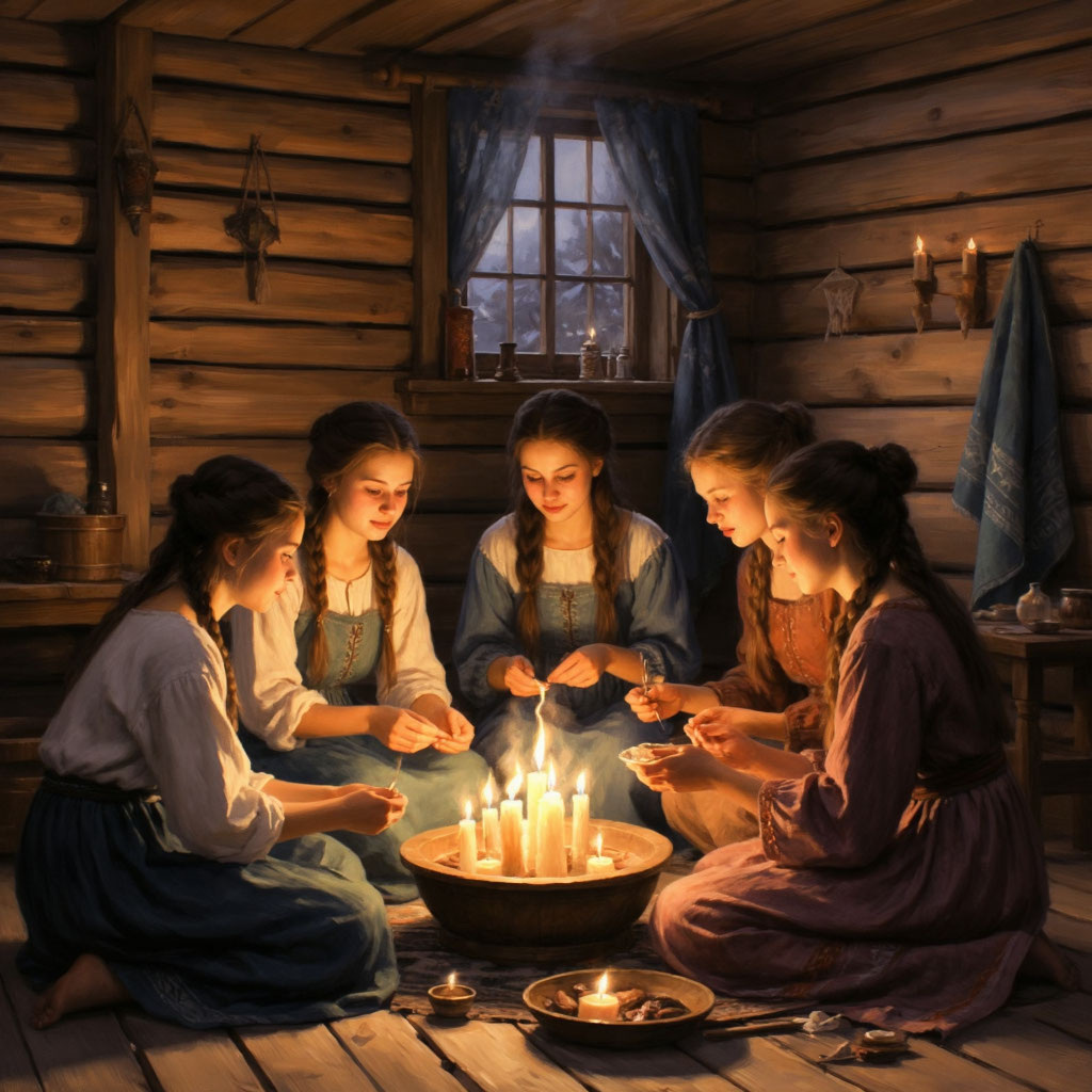 Обычно такие ритуалы проводили в бане.