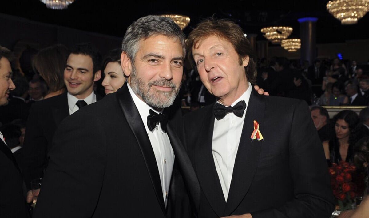 17.01.2010 Джордж Клуни и Пол МакКартни на 67 Церемонии вручения премии “Золотой глобус”