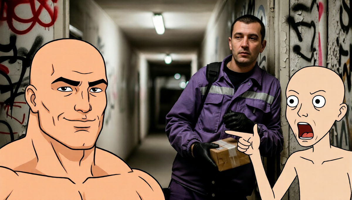 Слева — клиент из «золотого века» WB, каким мы его помним. Справа — клиент сегодня. А курьер... курьер всё тот же, просто пытается выжить в этом дурдоме.