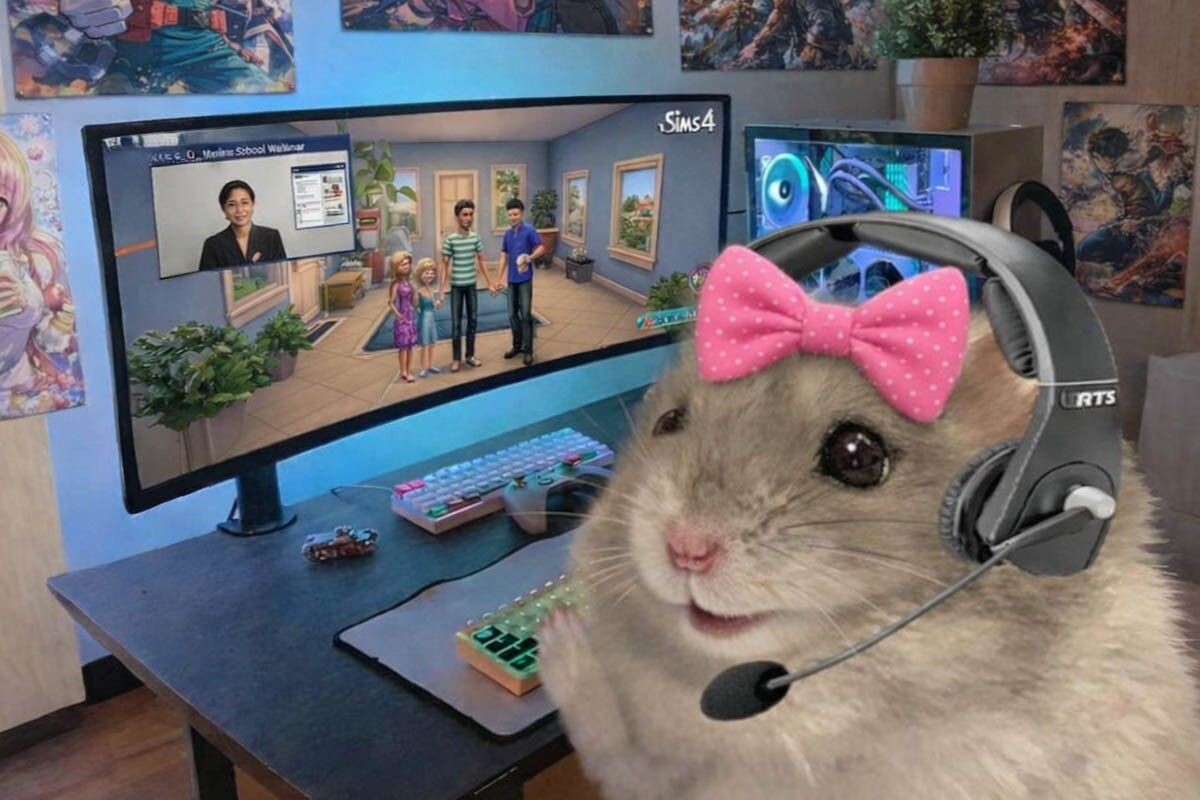 «Мама, закрой дверь! У меня занятие». Источник: нейросеть📷
